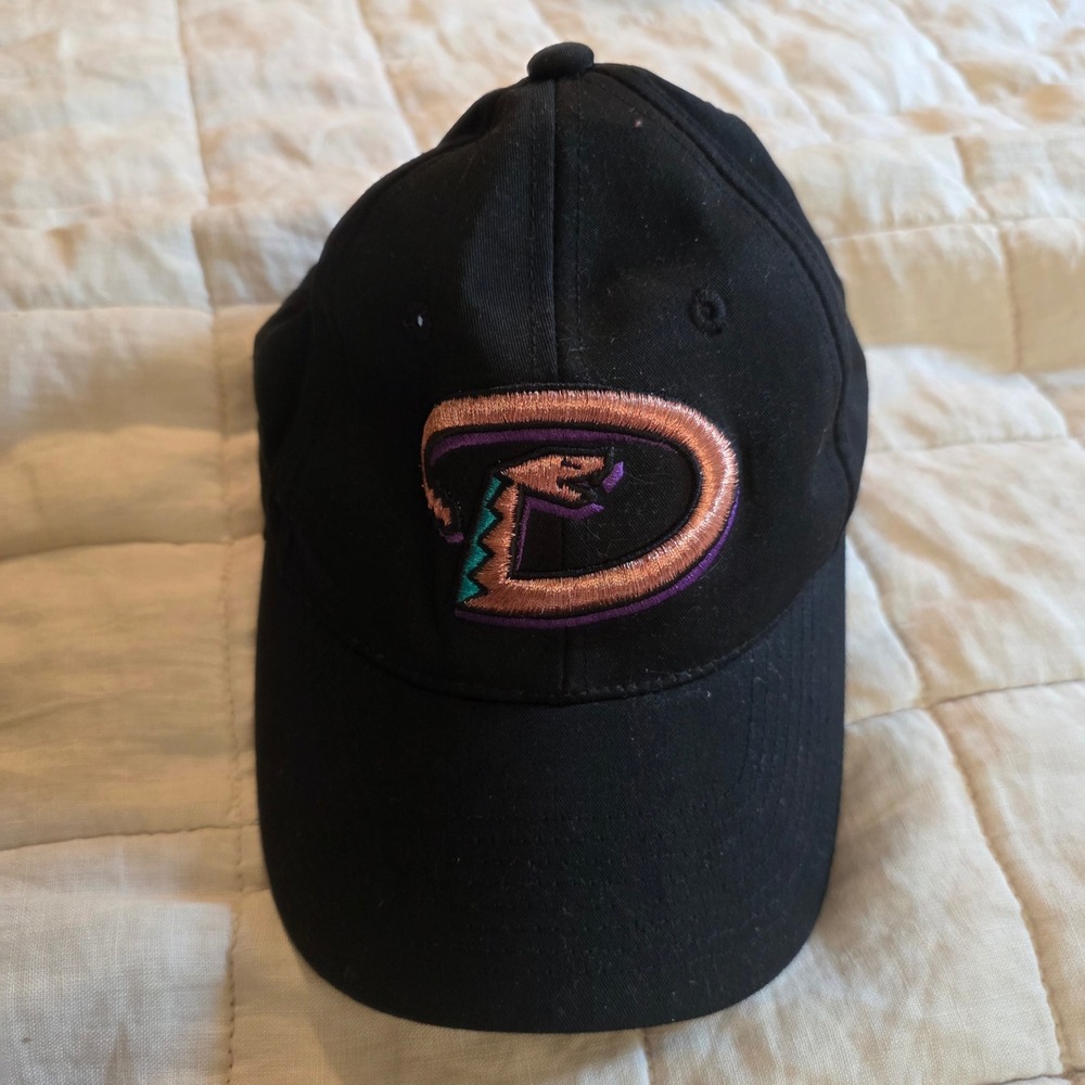 Outdoor Cap Arizona Diamondbacks Hat Mens S/M Black MLB Snapback Vintage